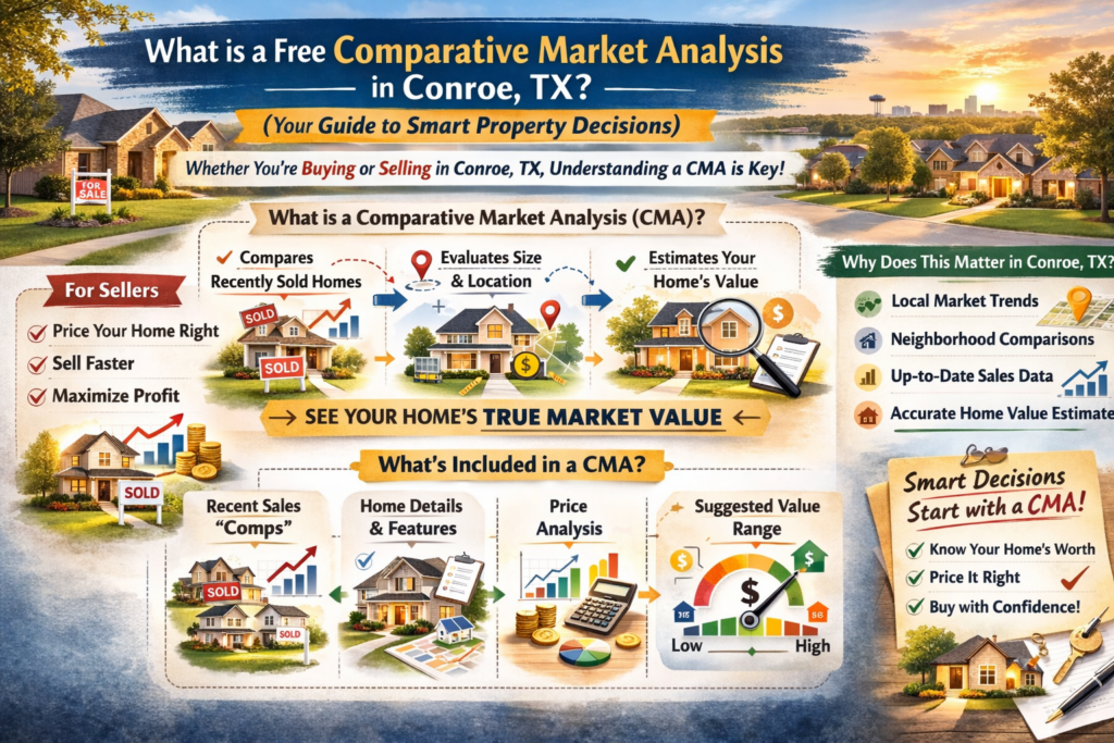 What is a Free Comparative Market Analysis in Conroe, TX? (Your Guide to Smart Property Decisions)